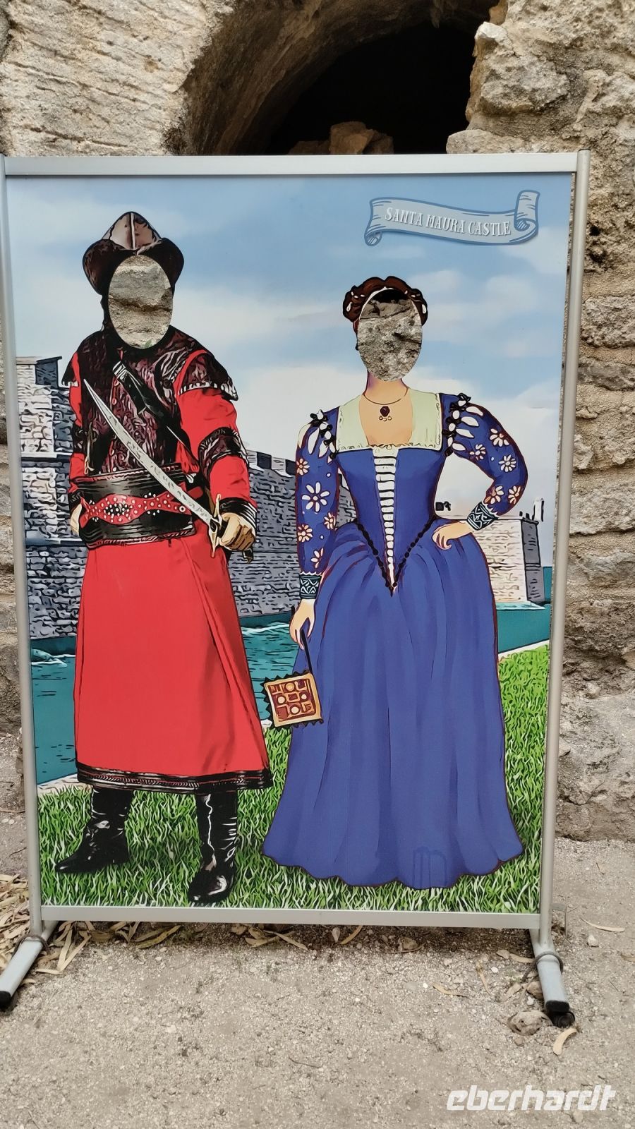 Der Eingang zur Festung Santa Maura