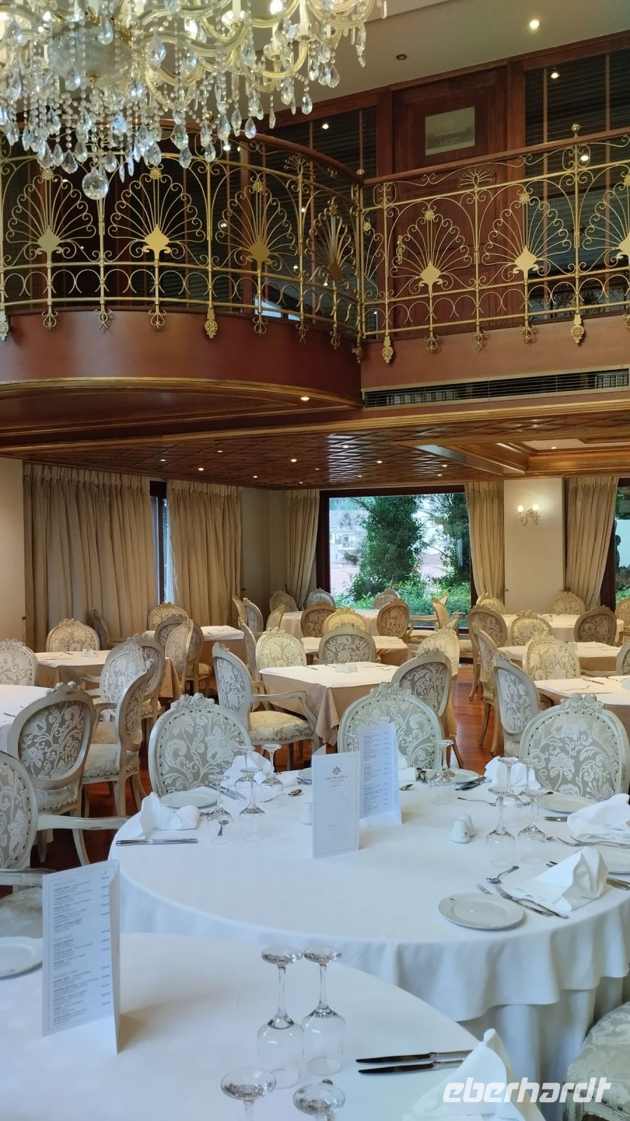 In diesem Hotelrestaurant essen wir abends