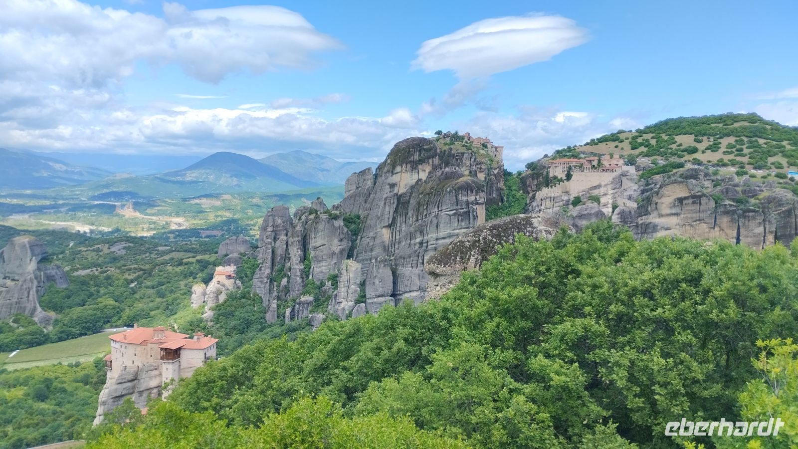 wunderschöne Landschaft in Meteora