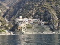 Schifffahrt zum Berg Athos... (Kloster Dionysiou) &ndash; &copy; Katrin Deutschbein (Eberhardt TRAVEL)