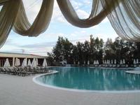 Pool im Hotel in Vrahati