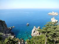 Weitblick vom Männerkloster Theotokou