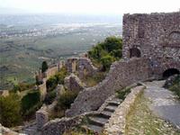 Blick von Mistras auf Sparta