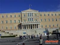 Das Parlamentsgebäude in Athen