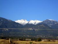 Der Olymp ist wie immer verschneit