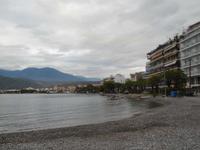 Der Himmel über Itea zeigte sich bedeckt.