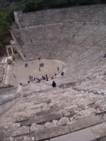 Das riesige Theater in Epidaurus