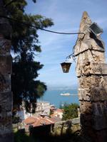 Nauplia Blick von Akropolis auf Hafen