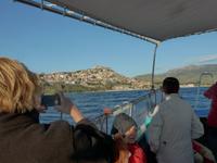 Lesbos, Molivos, vom Boot aus