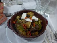 Lesbos, Molivos, Abendessen im Tropicana