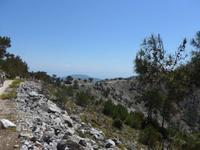 Lesbos, Panoramawanderung Golf von Gera