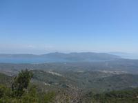 Lesbos, Panoramawanderung Golf von Gera