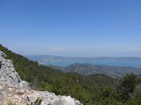 Lesbos, Panoramawanderung Golf von Gera