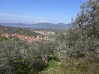 Lesbos, Panoramawanderung Golf von Gera
