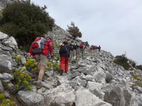 Lesbos, Wanderweg zum Olympos