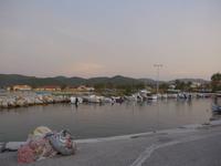 Lesbos, Abendstimmung am Golf von gera