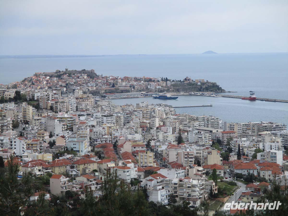 Blick auf Kavala