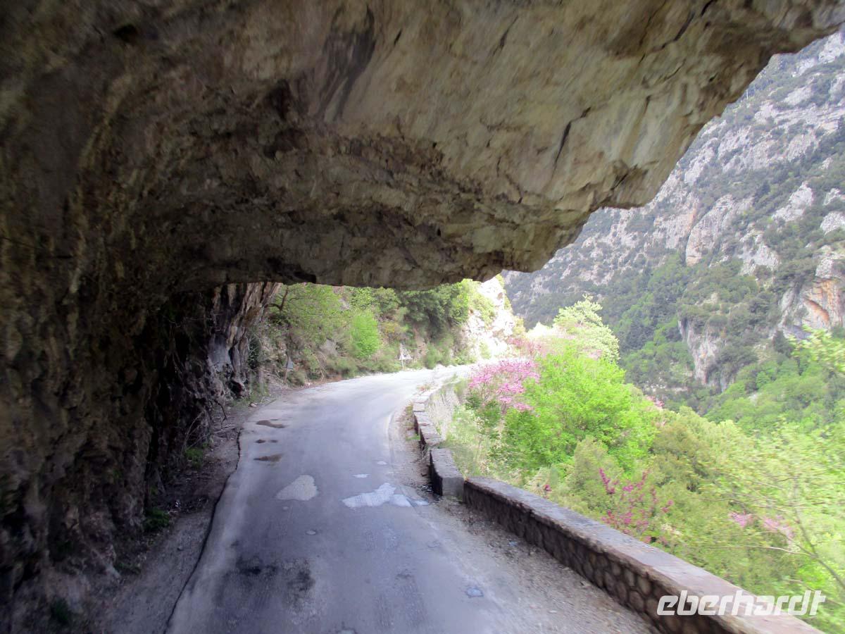 Strasse zum Taygetos Pass