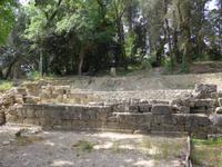 Korfu, Park Mon Repos, Reste des Hera Tempels