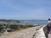 Korfu Stadt, Blick von der Festung 