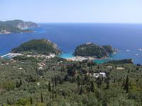 Korfu, Blick auf Paleokastritsa