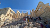 Athen - Akropolis, Zugang durch Niketimpel 