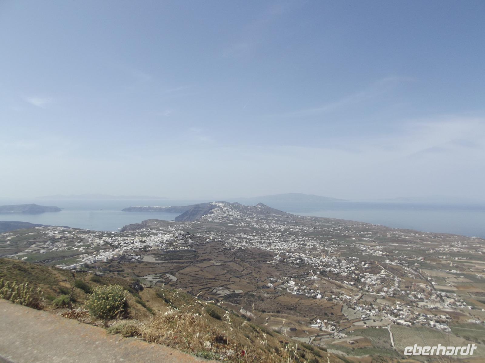 Ausblick Santorin