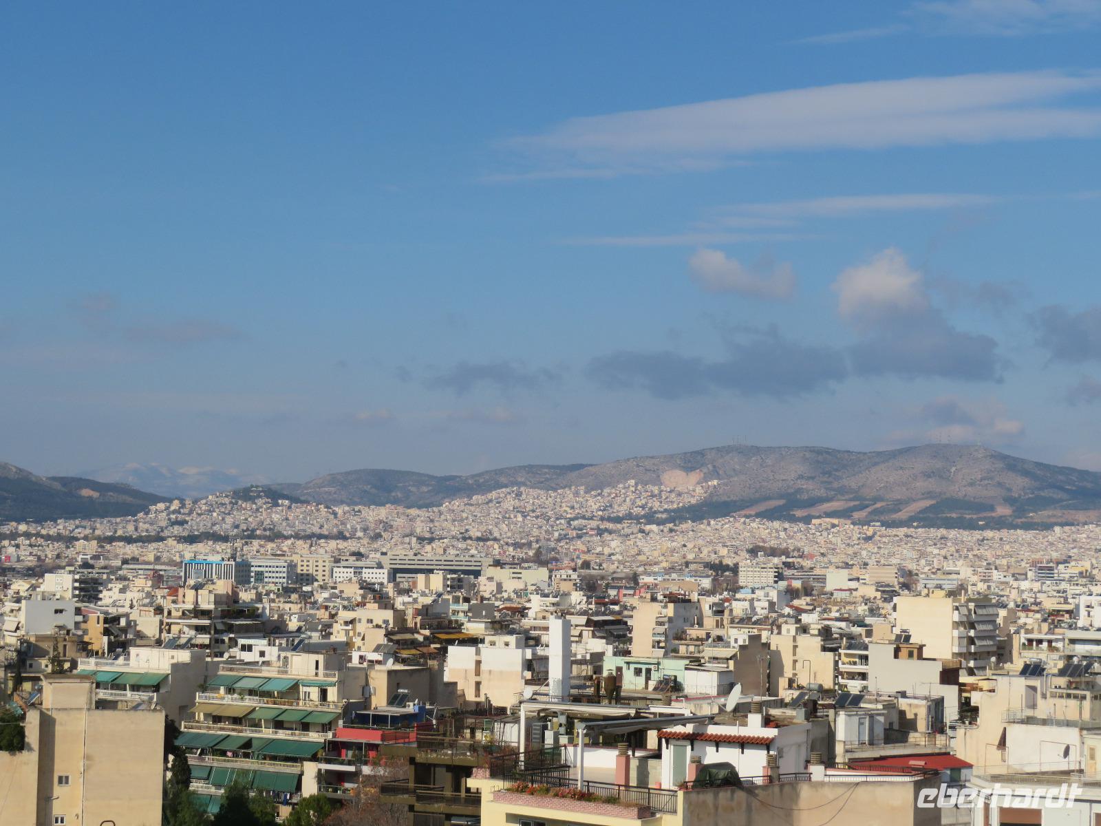 Blick auf Athen