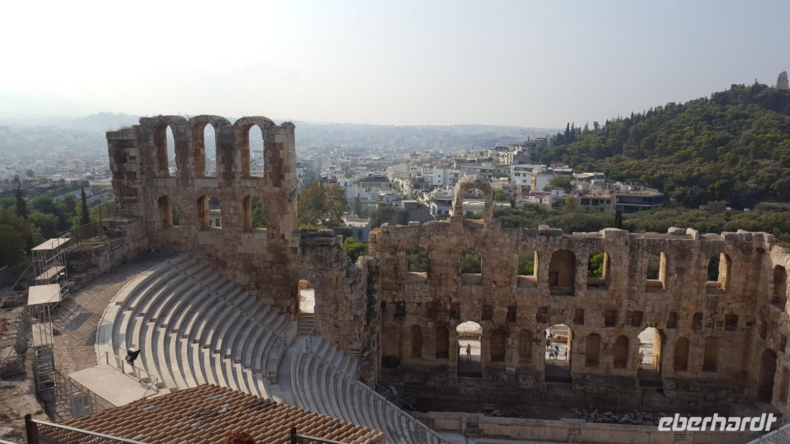 Blick auf Athen