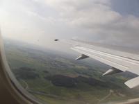 Blick aus dem Flugzeug