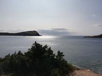 Der Poseidontempel aus der Ferne - Kap Sounion