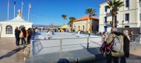 Eislaufen unter Palmen, Nafplio 