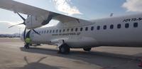 Flug von Athen nach Santorin
