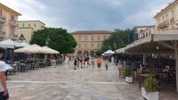 Hauptplatz in Nauplia, Peloponnes, Griechenland