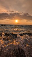 Herrlicher letzter Sonnenuntergang unserer Reise