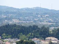 Korfu Stadt, Suchbild Flugzeug