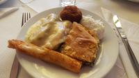 Mittagessen in Delphi