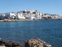 Naxos vom Damm aus