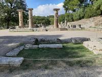 Olympia - Altar der Hera (hier wird das Olympische Feuer entzündet...)