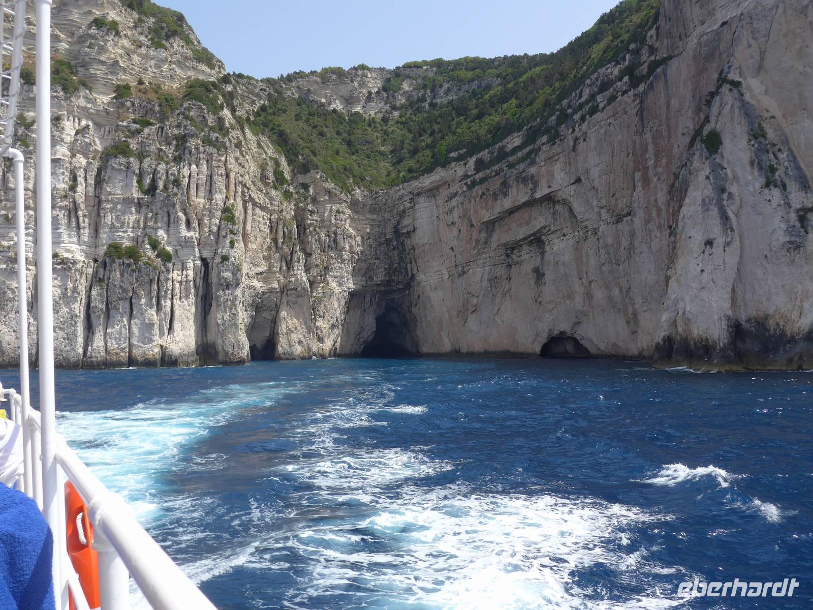 Paxos, Steilküste