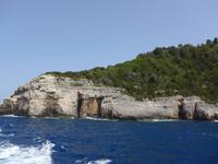Paxos, Steilküste