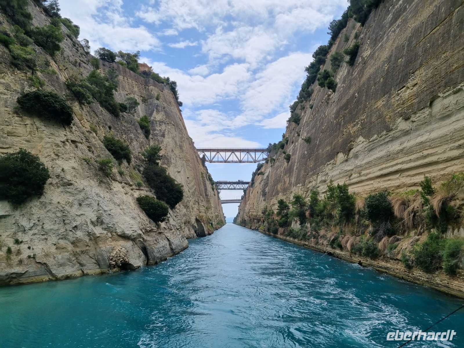 Schifffahrt durch den Kanal von Korinth 