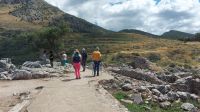 Spaziergang Archäologischer Park Mykene Griechenland