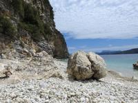 Strand Roter Fels