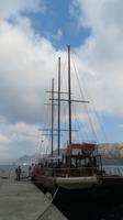 Unser Boot zur Calderarundfahrt