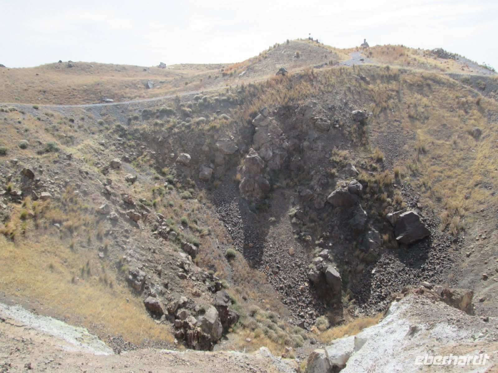 aktiver Krater Nea Kameni