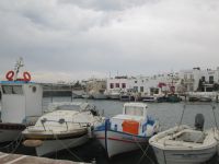 alter hafen von Naoussa
