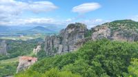 wunderschöne Landschaft in Meteora