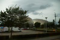 Glasgow Science Center - wenn man genau hinsieht, sieht man die schwarzen Striemen auf dem Dach: Es war in Glasgow im Sommer 2018 so heiß, dass der Klebstoff geschmolzen ist