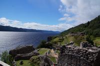 Urquhardt Castle über Loch Ness